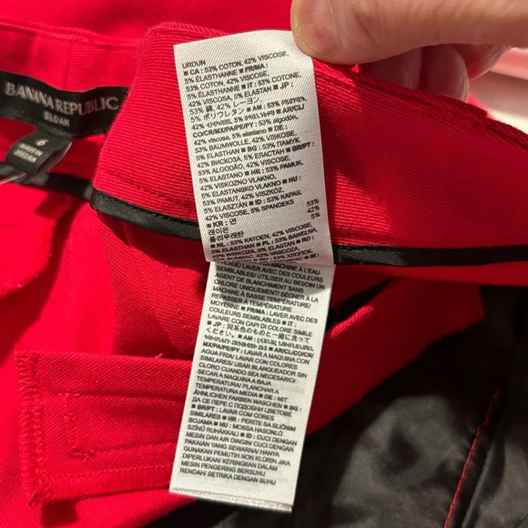 BANANA REPUBLIC Sz 6 Sloan Straight Leg Unlined Trouser Pants NEW WITH  TAGS - Picture 12 of 13